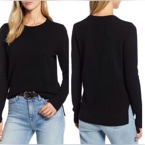 Halogen Cashmere Crew Neck Sweater